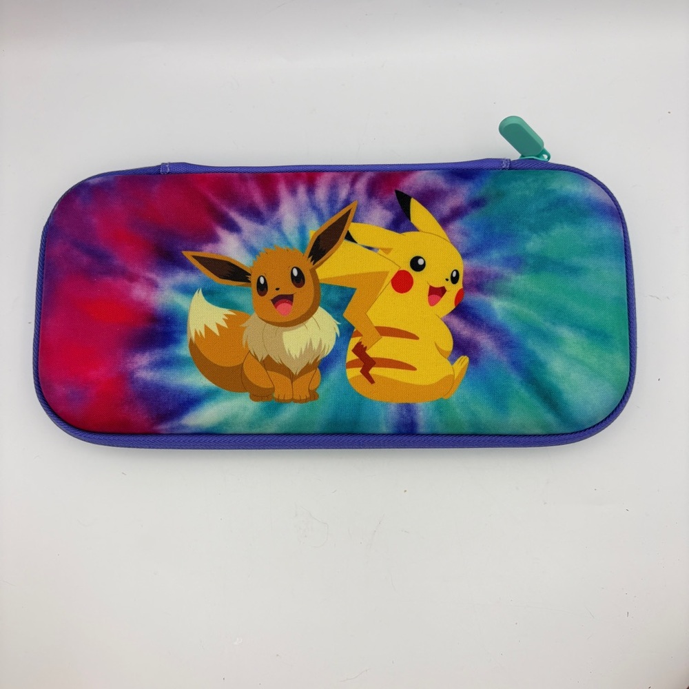Pokémon Switch Case Pikachu & Eevee Tie-Dye- Multicolor